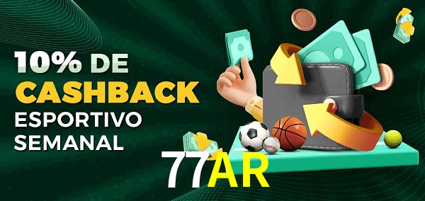 10% de bônus de cashback na 77AR